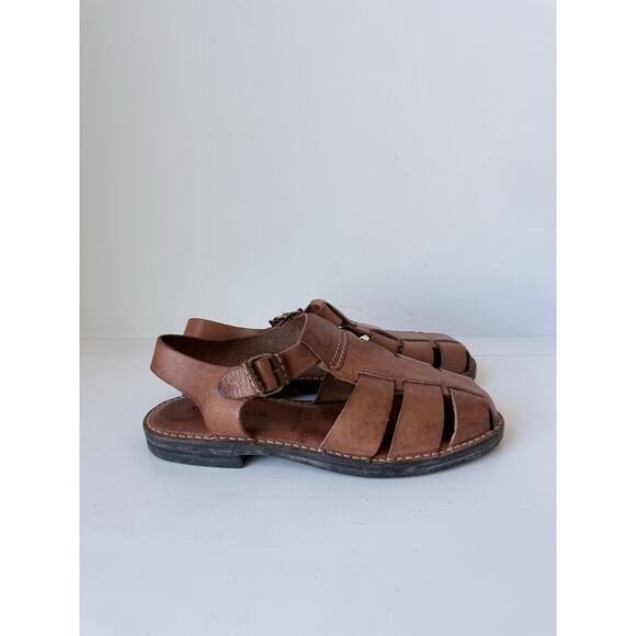 COLE HAAN FISHERMAN Sandals Women's Size 11 AA Brown Shoes 100% Leather Brazil - Picture 6 of 10